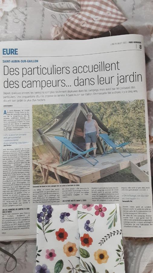 Lodge Exterieur 2 Personnes Saint-Aubin-sur-Gaillon Kültér fotó